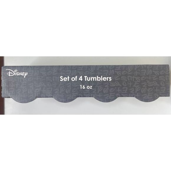 NEW Disney Mickey Mouse Minnie Shamrock St Pattys Rainbow Glasses Tumblers 16 OZ - Picture 3 of 4